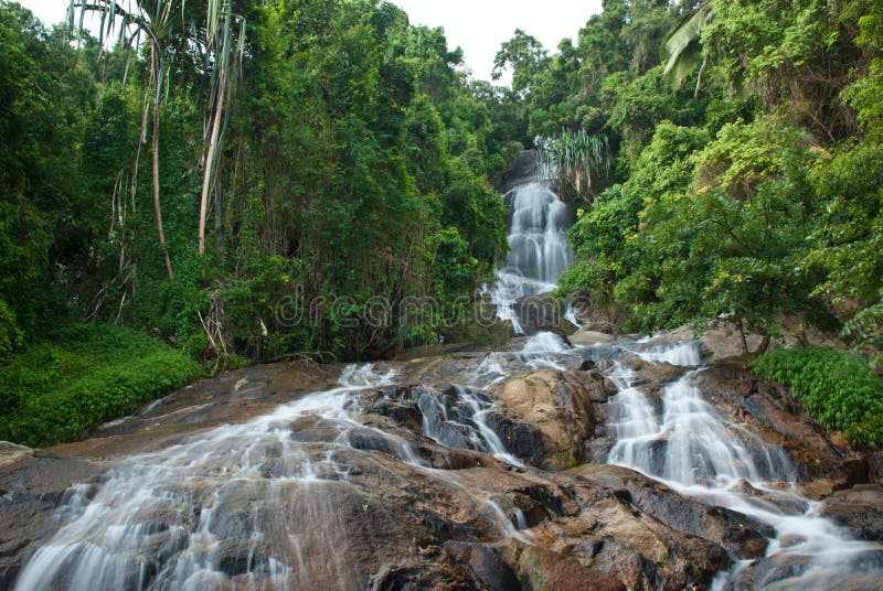 Nameung waterfall samui thailand