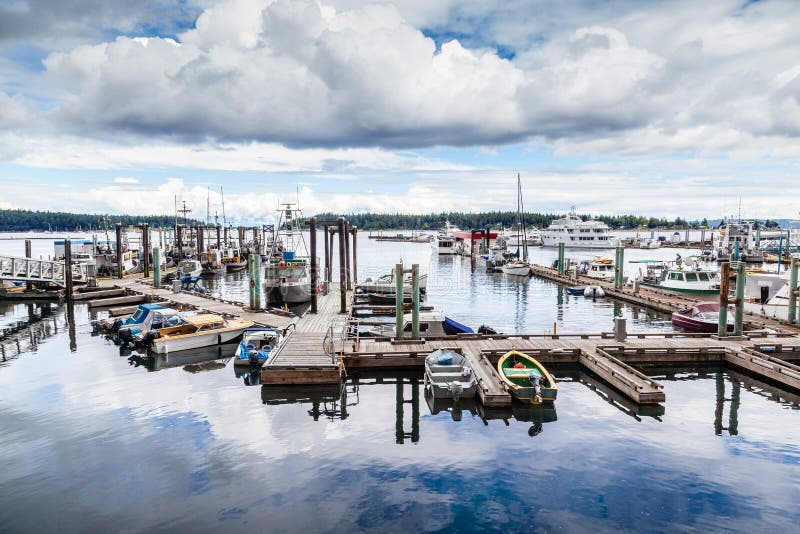 Nanaimo hamn på den Vancouver ön, F. KR., Kanada arkivfoton Nanaimo hamn på den Vancouver ön, F. KR., Kanada arkivfoton