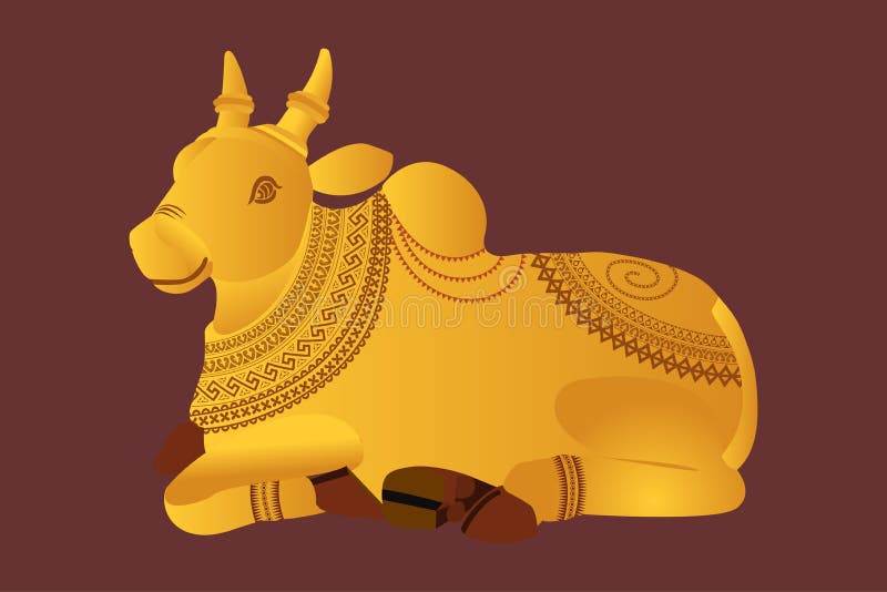 Statue Nandi Bull Stock Illustrations 15 Statue Nandi Bull Stock