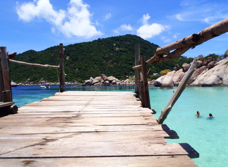 Nang Yuan Island på Koh Tao, Thailand arkivfoto Nang Yuan Island på Koh Tao, Thailand arkivfoto