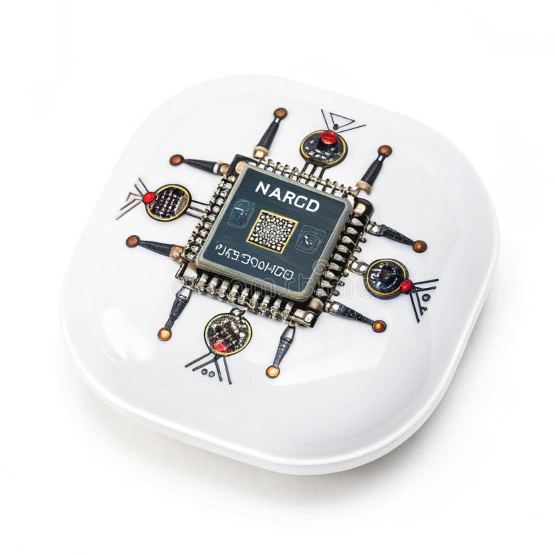 Nanobots icon isolated on white background stock illustration