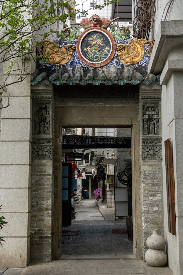 Nantou Stare Miasto Shenzhen Chiny zdjęcia stock
