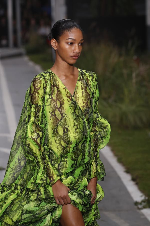 Naomi Chin Wing Walks the Runway during the Off-White Show As Part of ...