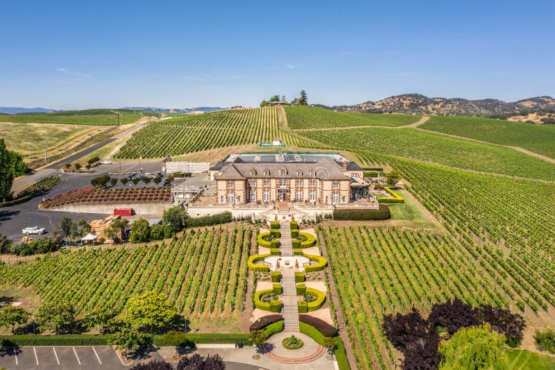 Napa Valley Winery from Drone Editorial Image Image of napa, famous