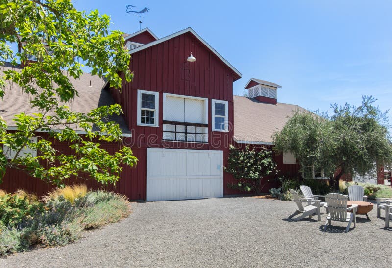 Napa Valley Winery Storage Barn Stock Photo Image of grapes