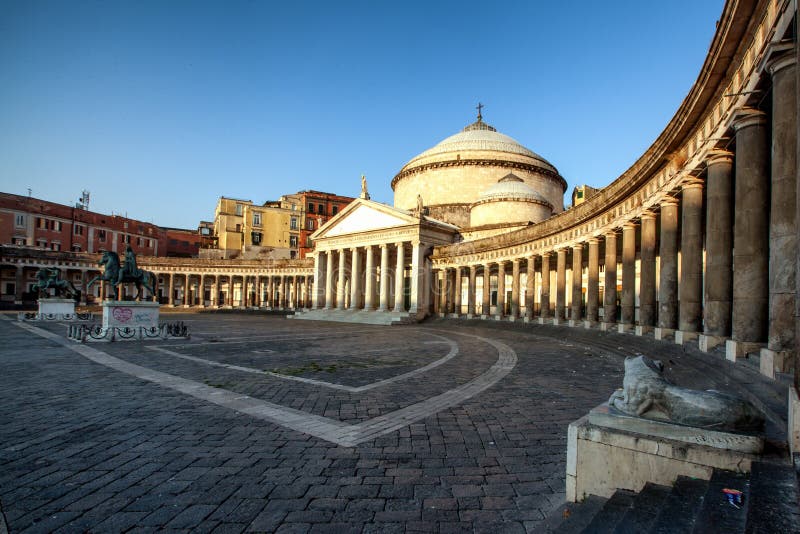 Naples, church of Sain Francesco di Paola