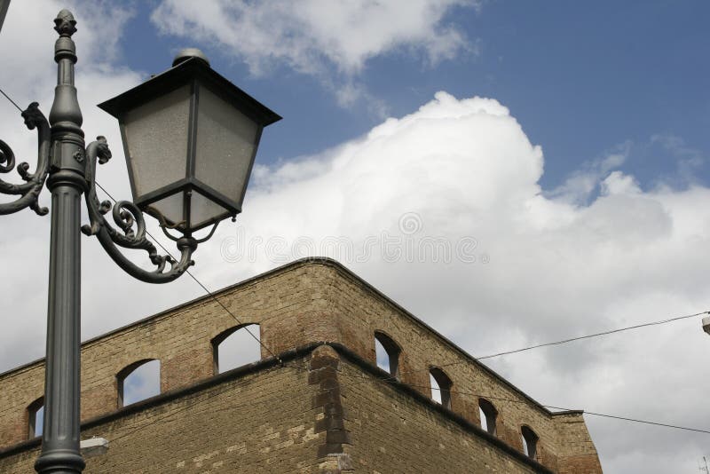 Naples historical fortification royalty free stock photos