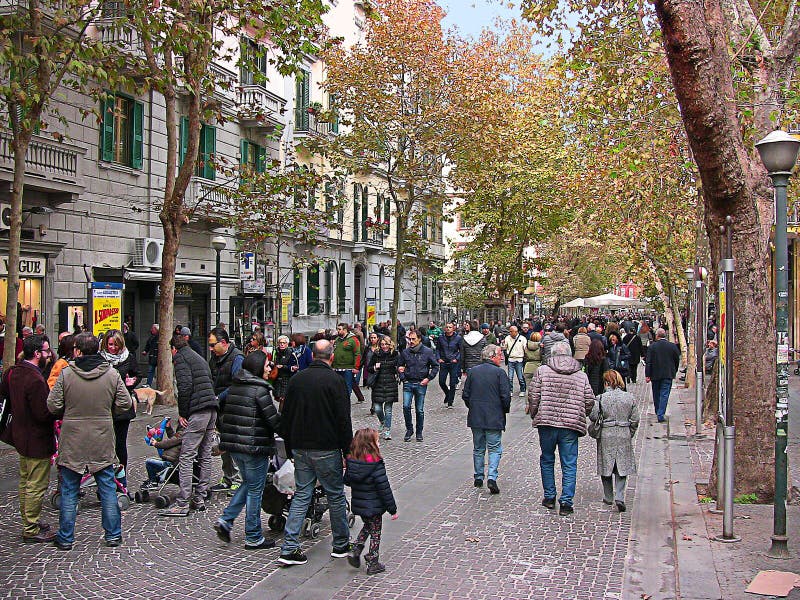 Italy Naples, Luca Giordano street, 5 royalty free stock images Italy Naples, Luca Giordano street, 5 royalty free stock images