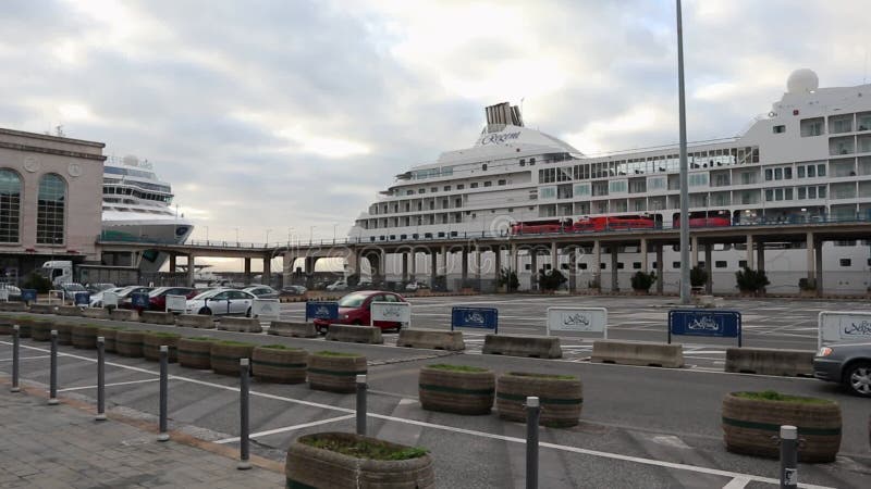 Napoli panoramica dal porto banque de vidéos