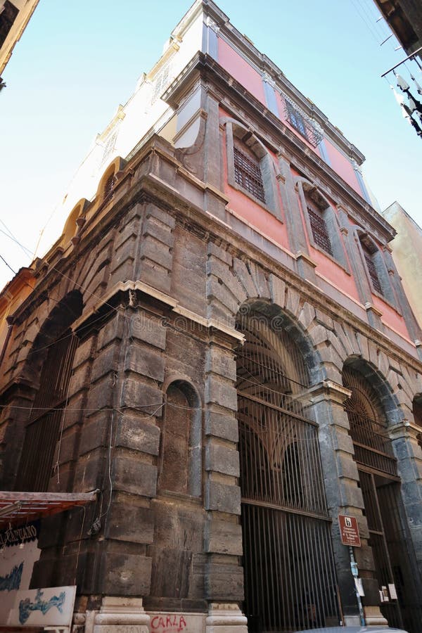 San Gregorio Armeno Napoli Chiesa Napoli - Scorcio Della Chiesa Di San Gregorio Armeno Editorial Photo