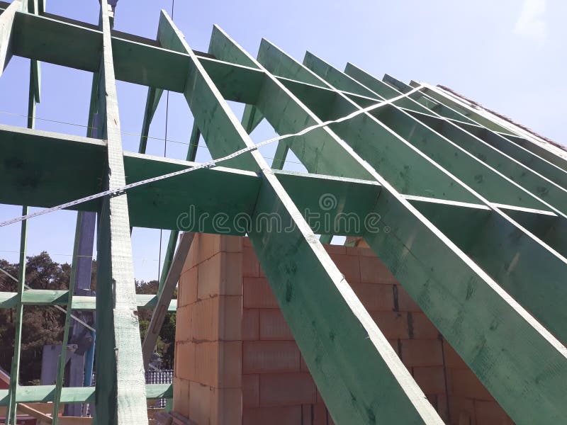 Naprawa dachu i zadaszenia obraz stock