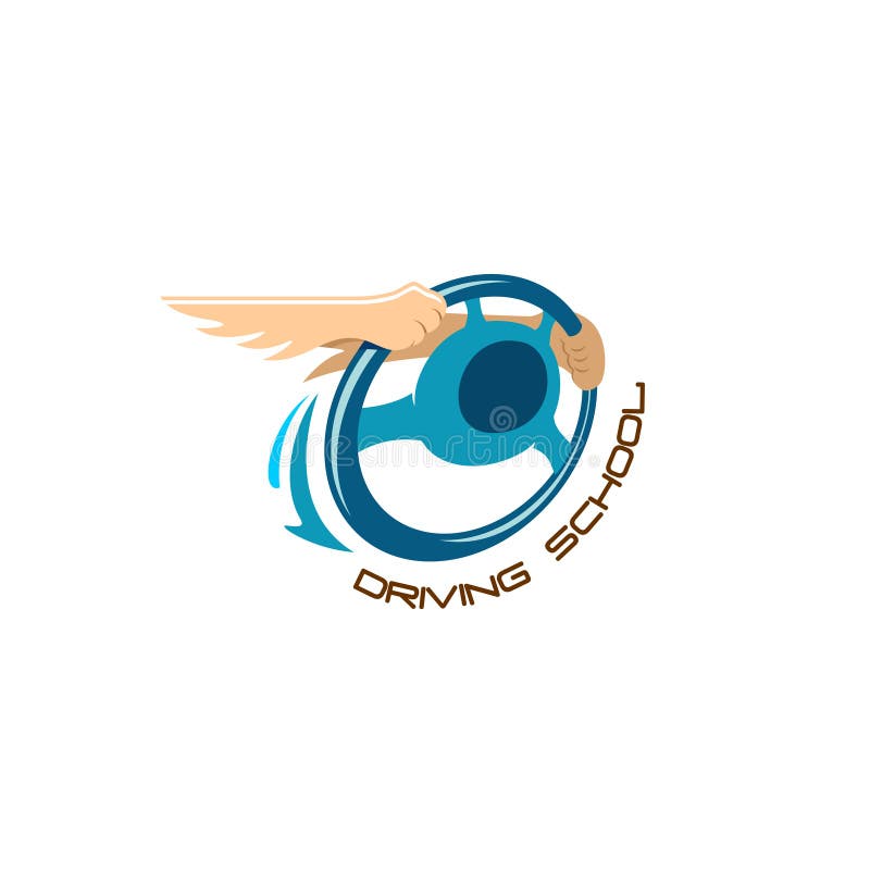 Napędowej szkoły logo ilustracji Napędowej szkoły logo ilustracji