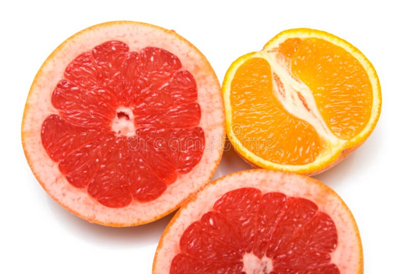 Naranja, Pomelo, Limón Y Mandarina. Foto de archivo Imagen de pedazo