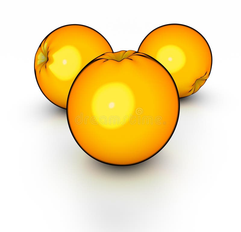 Naranjas ilustración del vector Naranjas ilustración del vector