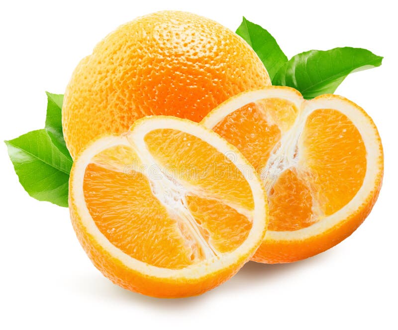 Naranjas jugosas aisladas en el fondo blanco imagen de archivo libre de regalías Naranjas jugosas aisladas en el fondo blanco imagen de archivo libre de regalías