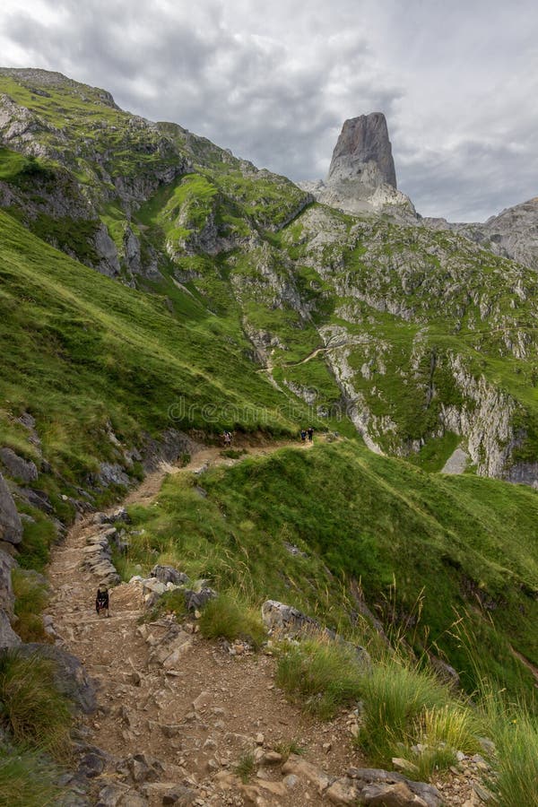Naranjo de Bulnes mountain in Asturias Spain