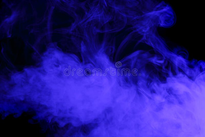 Abstract art. Blue smoke hookah on a black background. Inhalation. The steam generator. The concept of poison gas. Abstract art. Blue smoke hookah on a black background. Inhalation. The steam generator. The concept of poison gas.