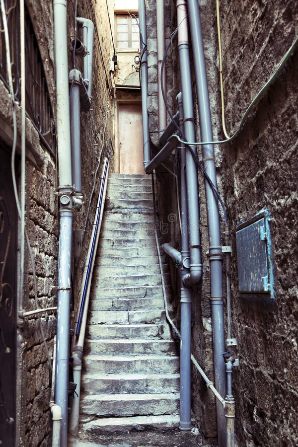 Back Door Alley & Steps.