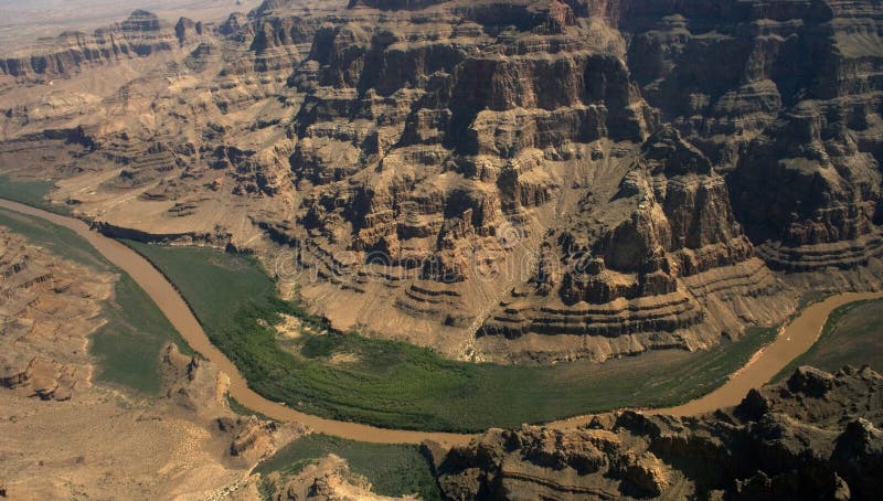 Narrow tile of colorado river