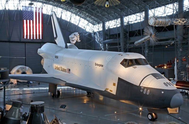 Nasa's Space Shuttle Enterprise stock photos