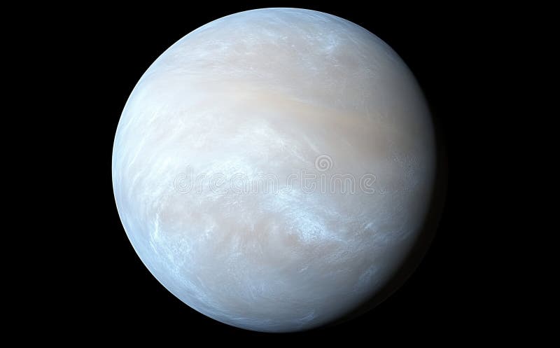 Nasa提供了维纳斯的三维图像作为太阳系行星的展示. 免版税库存图片