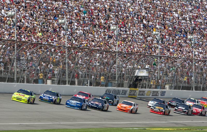 NASCAR: 16 agosto Carfax 400 fotografia stock libera da diritti NASCAR: 16 agosto Carfax 400 fotografia stock libera da diritti
