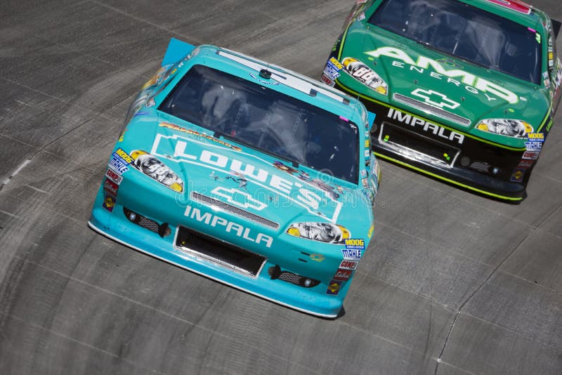 NASCAR 2012: Serie Federal Express 400 della tazza di Sprint fotografie stock NASCAR 2012: Serie Federal Express 400 della tazza di Sprint fotografie stock