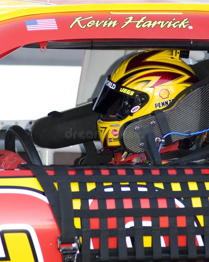 NASCAR kopbestuurder Kevin Harvick stock afbeelding NASCAR kopbestuurder Kevin Harvick stock afbeelding