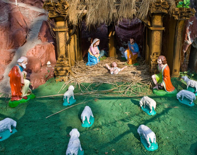 Nascita del Gesù Cristo immagine stock libera da diritti Nascita del Gesù Cristo immagine stock libera da diritti