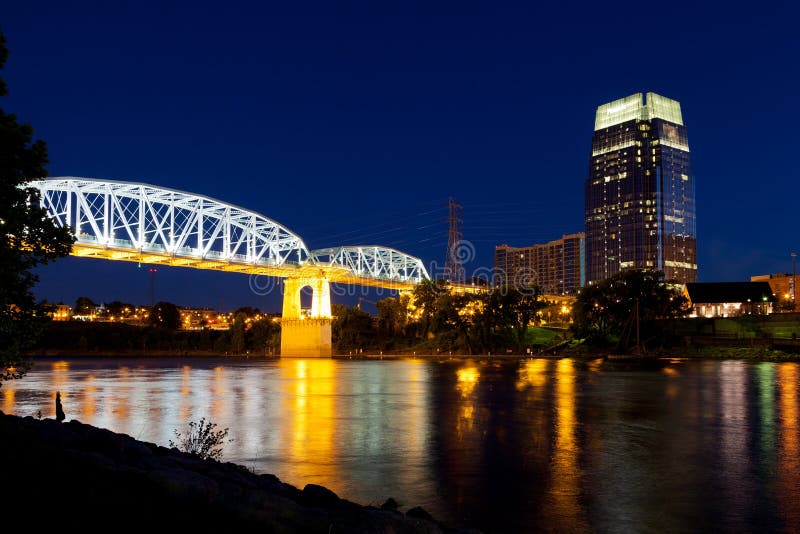 Nashville do centro foto de stock Nashville do centro foto de stock