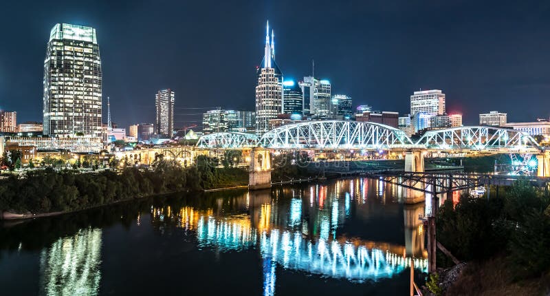 Nashville-Nachtskyline