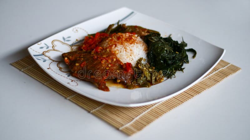 Nasi Padang zdjęcia royalty free