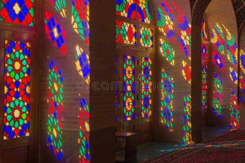 Nasir al-Mulk Mosque in Shiraz, Iran