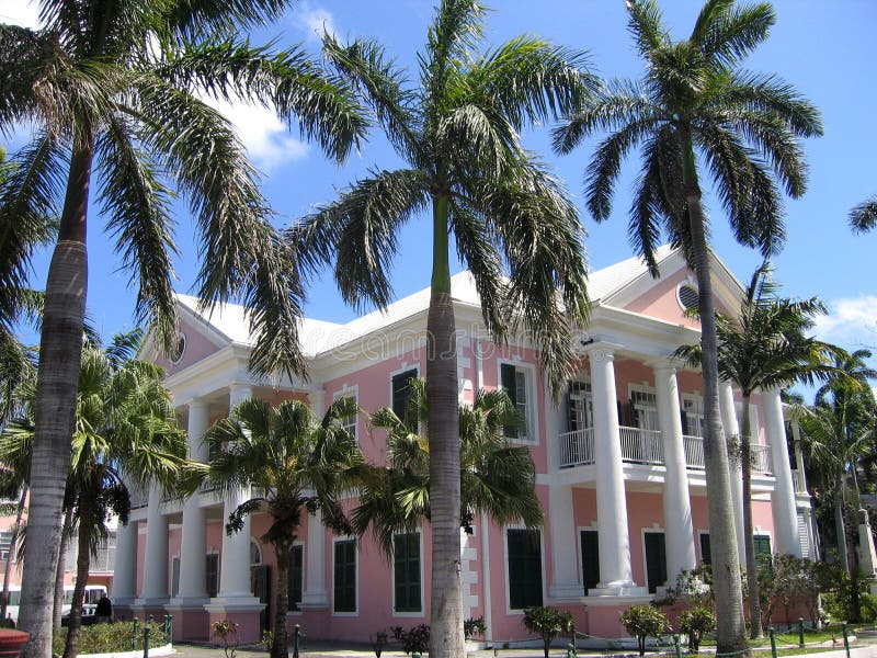 Nassau Bahamas Government House Stock Image Image of paradise