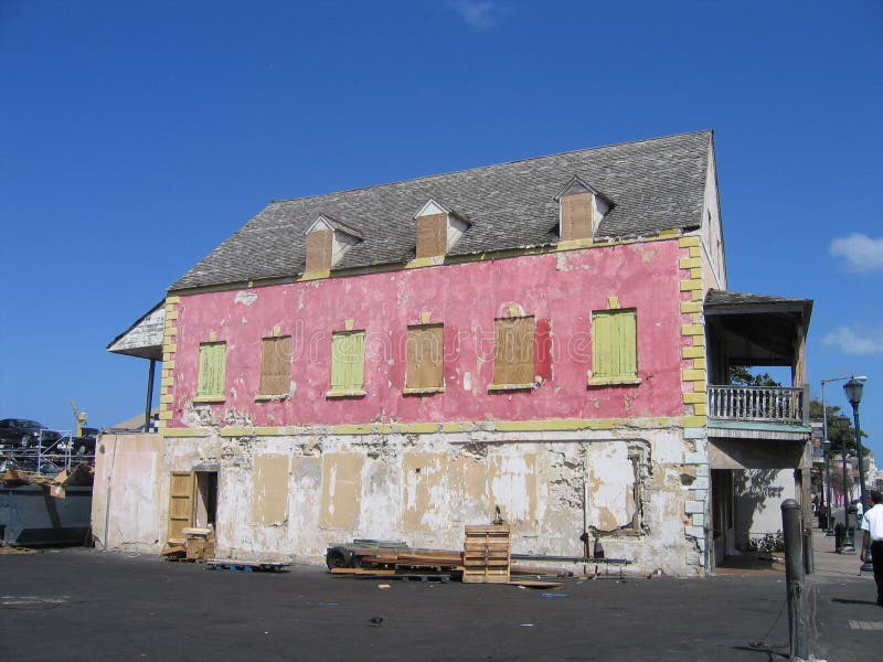 Nassau Bahamas Old Pink Building