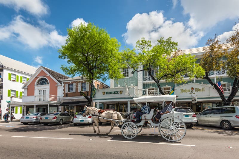 Nassau is the capital of the Bahamas and the center of tourism - Horse & Carriage