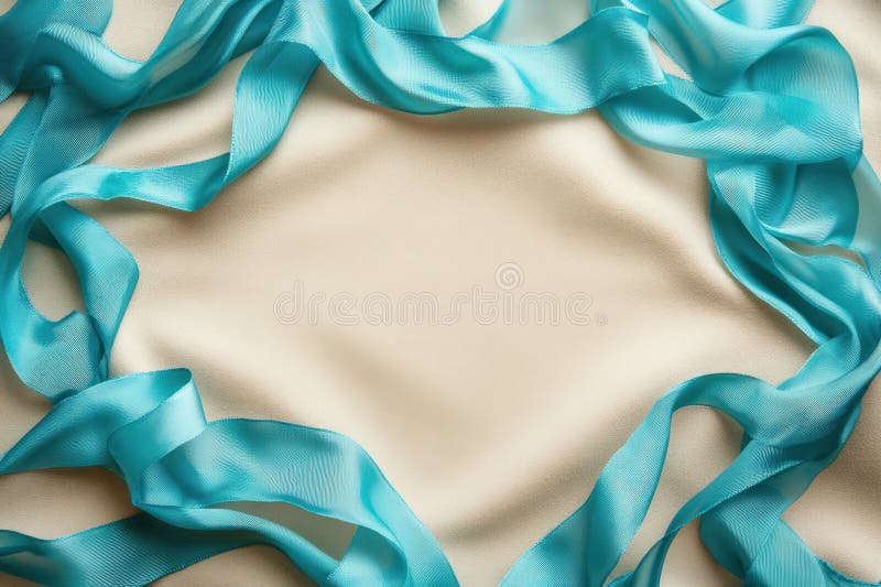 Nastri di tele che si muovono sullo sfondo del tessuto beige royalty illustrazione gratis
