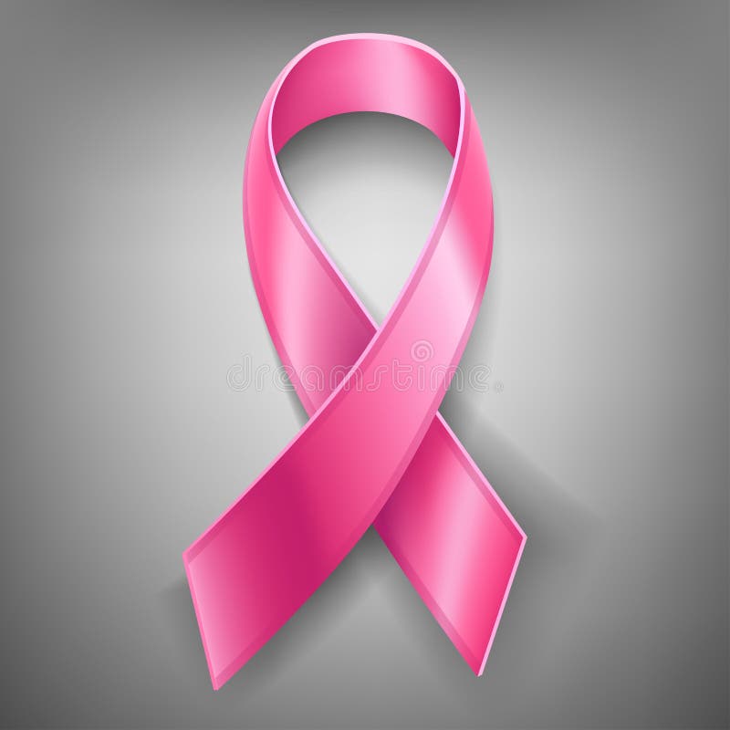 Nastro rosa del Cancro illustrazione di stock