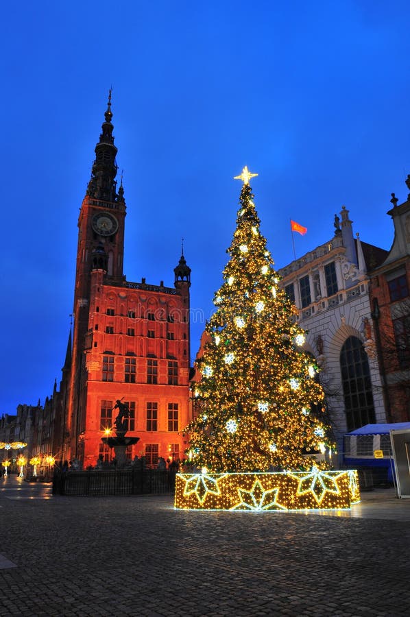 Natal em Gdansk imagens de stock Natal em Gdansk imagens de stock