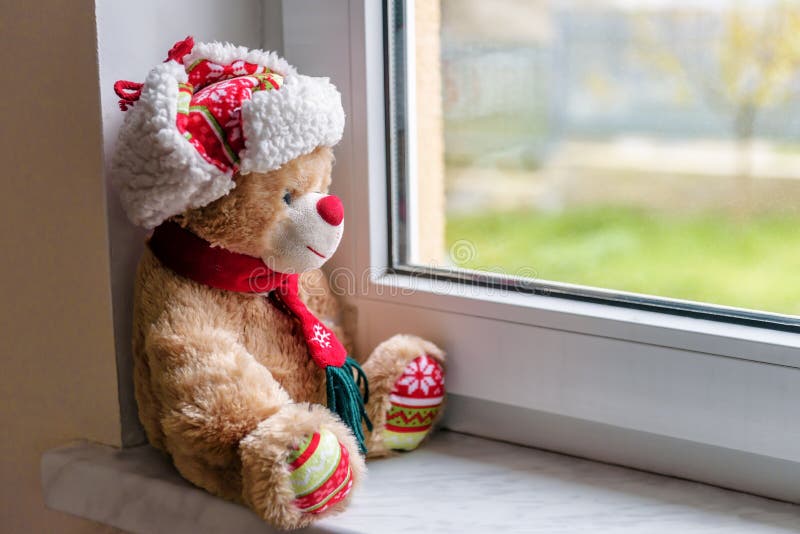 Natal Teddy Bear foto de stock royalty free Natal Teddy Bear foto de stock royalty free