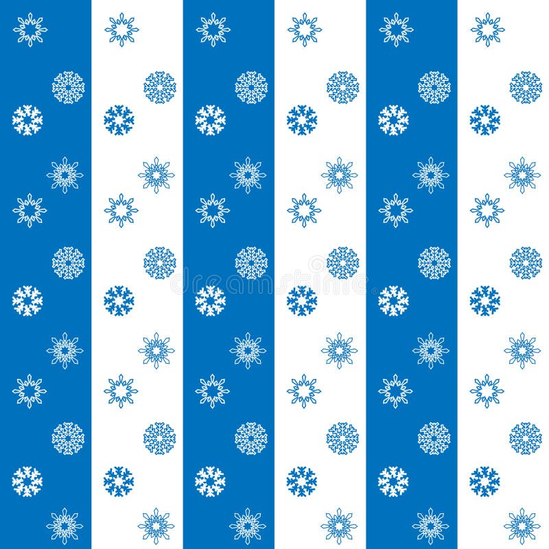 Natale bianco e fondo a strisce senza cuciture dei fiocchi di neve blu royalty illustrazione gratis Natale bianco e fondo a strisce senza cuciture dei fiocchi di neve blu royalty illustrazione gratis