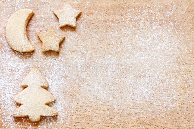 Natale che cuoce il fondo astratto dell'alimento dei biscotti immagine stock Natale che cuoce il fondo astratto dell'alimento dei biscotti immagine stock