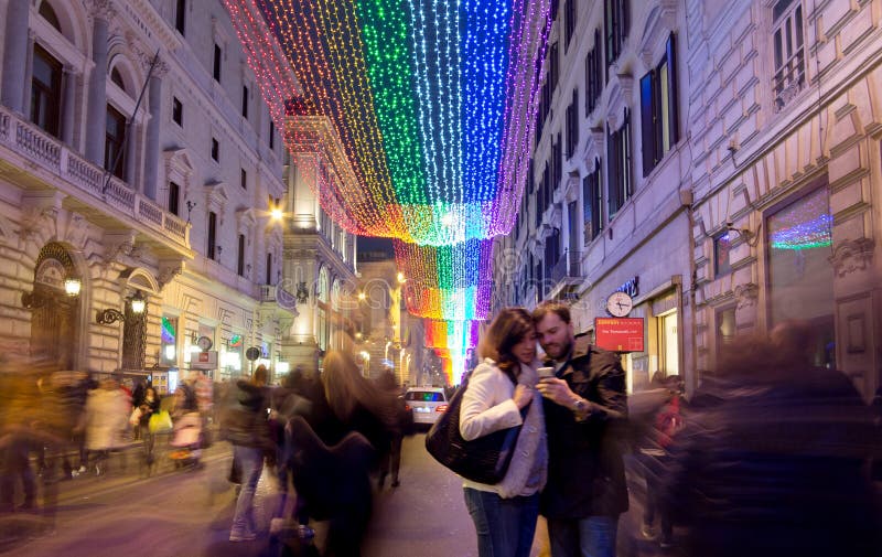 Natale a Roma immagini stock libere da diritti Natale a Roma immagini stock libere da diritti
