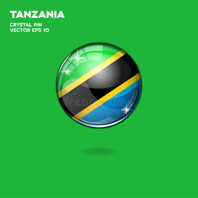 Tanzania Flag Button Stock Illustrations – 366 Tanzania Flag Button ...