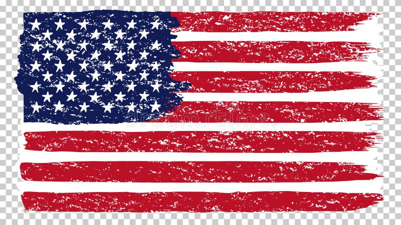 american flag transparent background