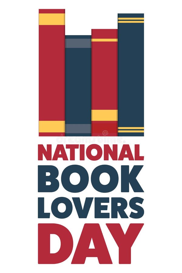National Book Lovers Day. August 9. Holiday Concept. Template for
