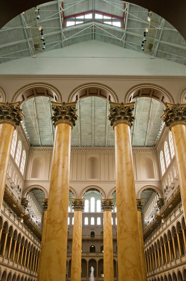National Building Museum royalty free stock photo National Building Museum royalty free stock photo