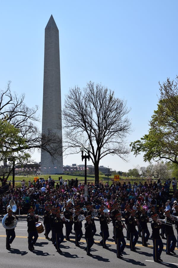 2016 National Cherry Blossom Parade in Washington DC Editorial Photo