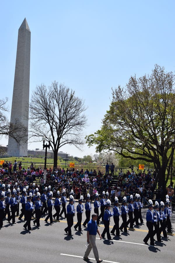 2016 National Cherry Blossom Parade in Washington DC Editorial