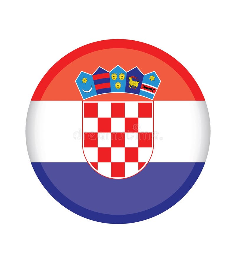 National Croatia flag, official colors and proportion correctly. National Croatia flag. Vector illustration. EPS10. Croatia flag v